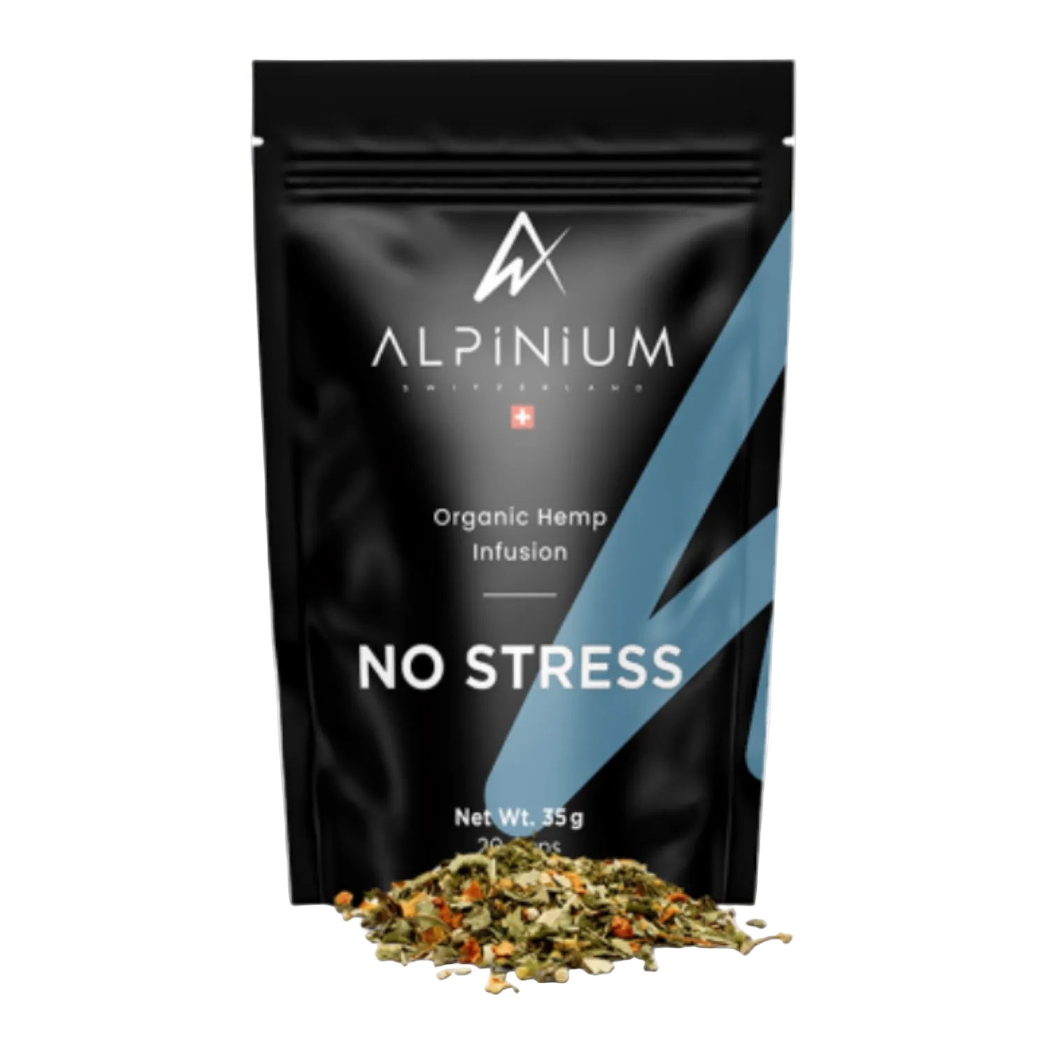 CBD infusion herbal tea with sleep, detox, vitality and no-stress blends