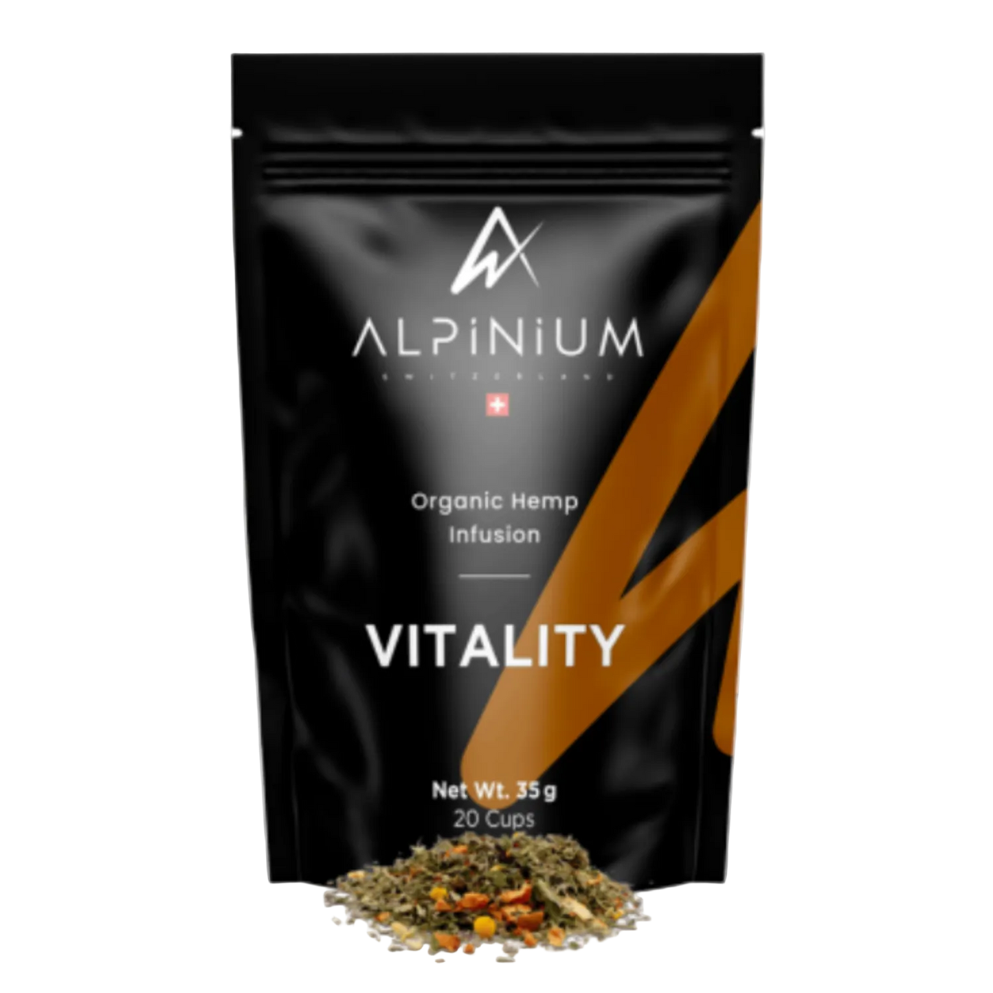 CBD infusion herbal tea with sleep, detox, vitality and no-stress blends