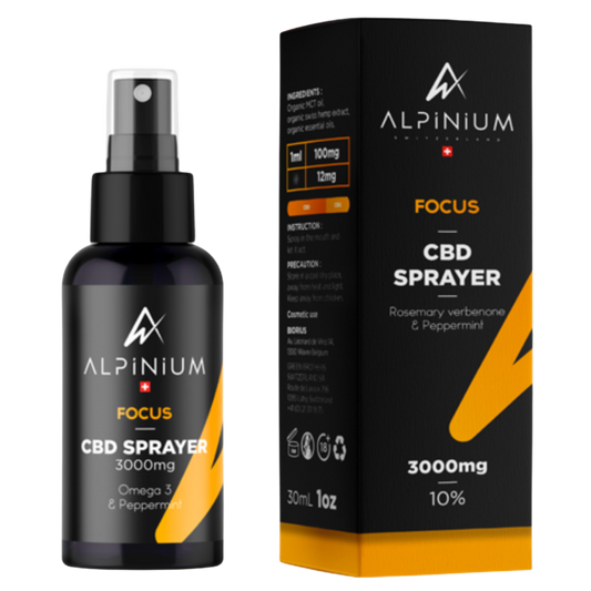 CBD mouth spray – 3000mg CBD with CBG/CBN/CBC for focus or calm