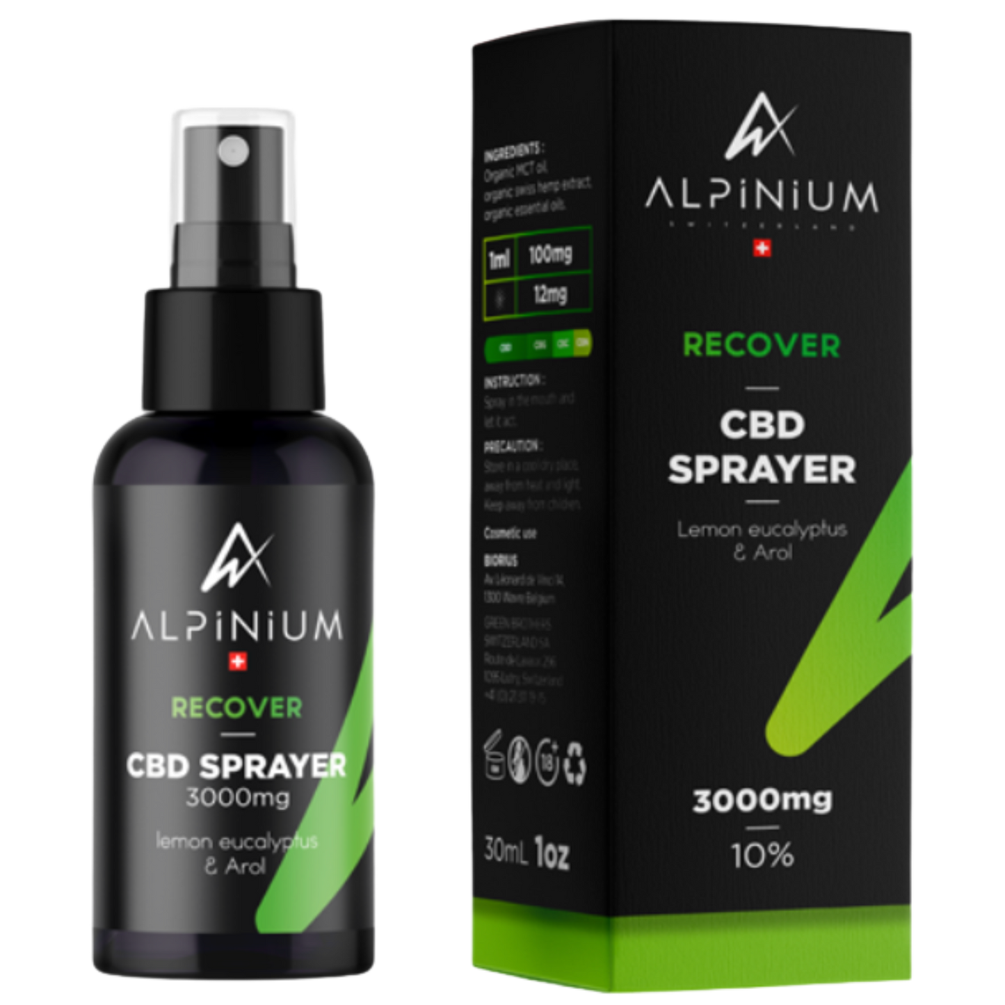 CBD mouth spray – 3000mg CBD with CBG/CBN/CBC for focus or calm